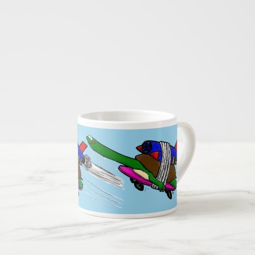 Flying tortoise espresso cup