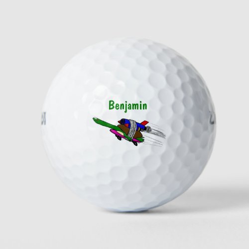 Flying tortoise golf balls