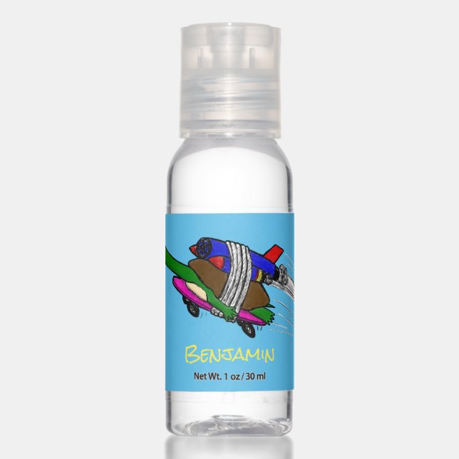 Flying tortoise hand sanitizer (Front)