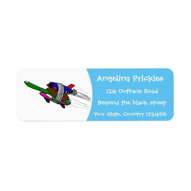 Flying tortoise label (Front)