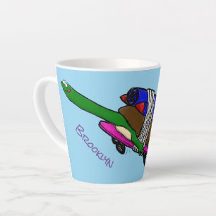 Flying tortoise latte mug