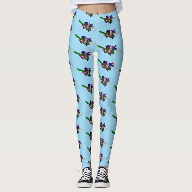 Flying tortoise leggings (Front)