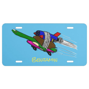 Flying tortoise  license plate