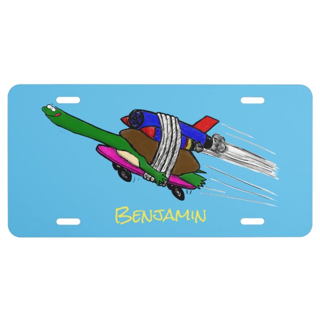 Flying tortoise  license plate (Front)