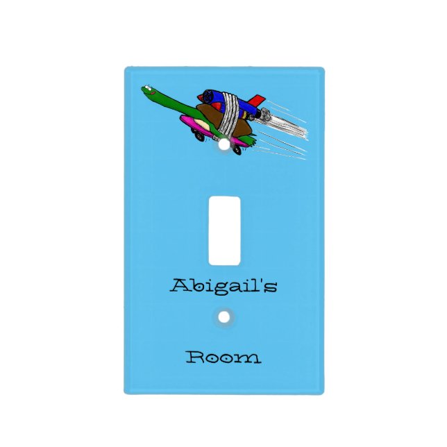 Flying tortoise  light switch cover (Front)