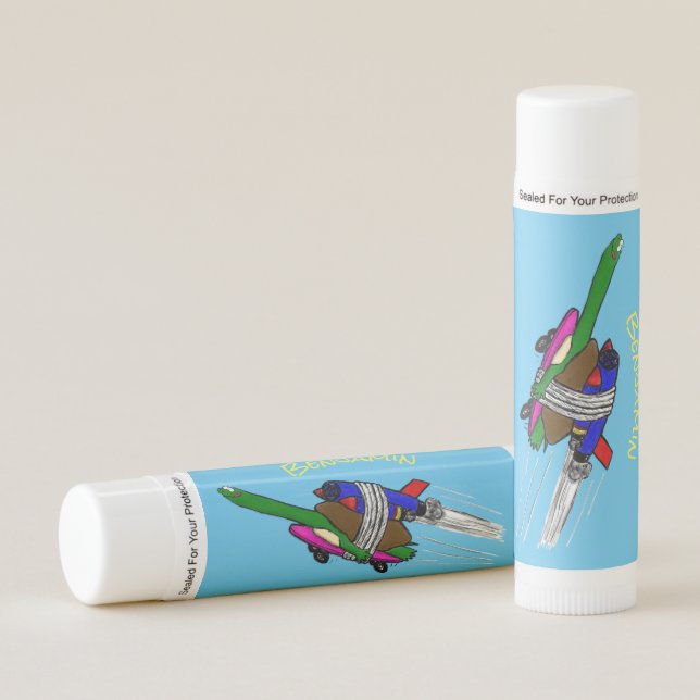 Flying tortoise lip balm (Front)