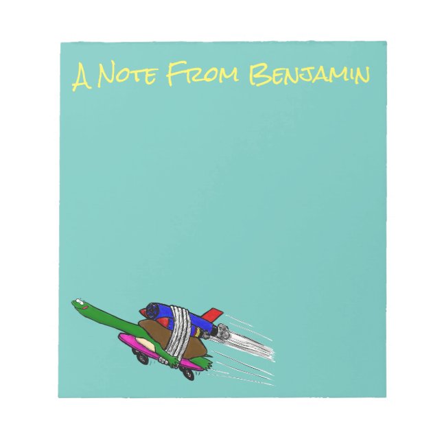 Flying tortoise notepad (Front)