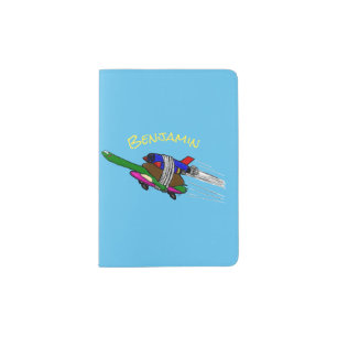 Flying tortoise passport holder
