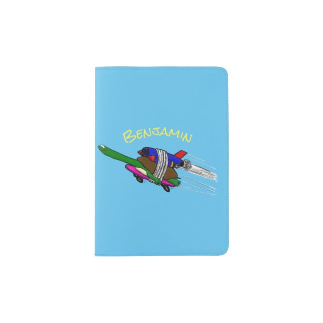 Flying tortoise passport holder (Front)