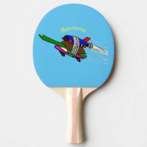 Flying tortoise ping pong paddle