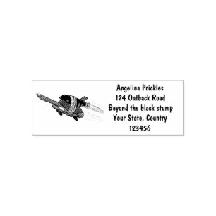 Flying tortoise self-inking stamp