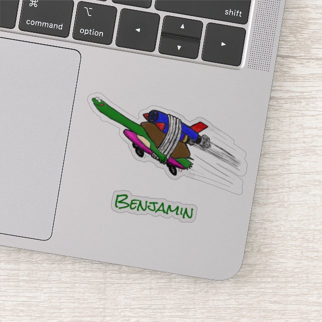 Flying tortoise sticker (Detail)