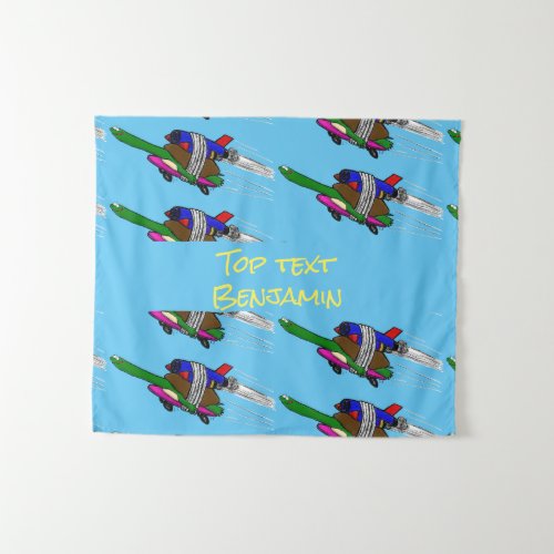 Flying tortoise tapestry