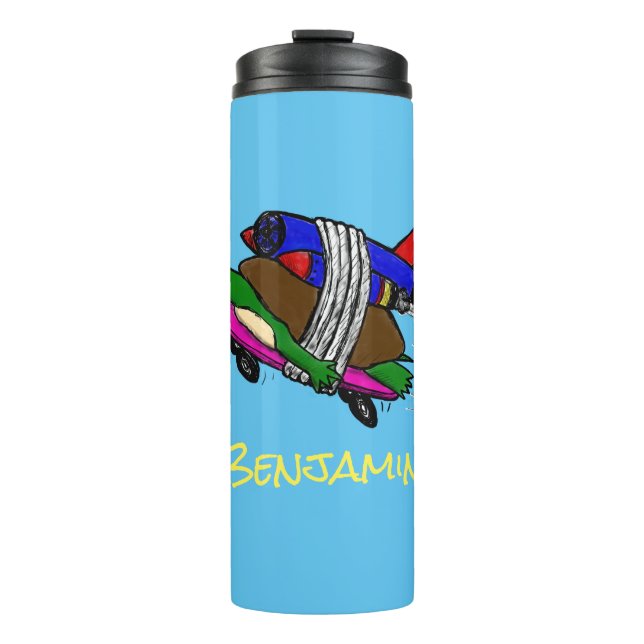 Flying tortoise thermal tumbler (Front)