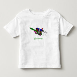 Flying tortoise toddler t-shirt