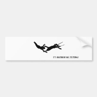 Flying Trapeze Bumper Sticker