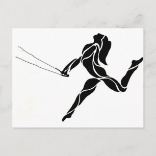 Flying Trapeze Style Postcard
