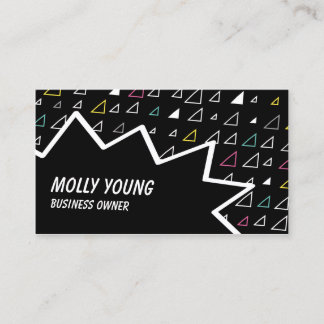 flying triangles business card