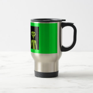 Flying triangles travel mug