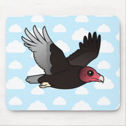 Flying Turkey Vulture Mousepad