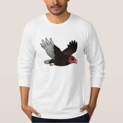 Flying Turkey Vulture Men's American Apparel Fine Jersey Long Sleeve T-Shirt