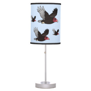 Flying Turkey Vulture Table Lamp