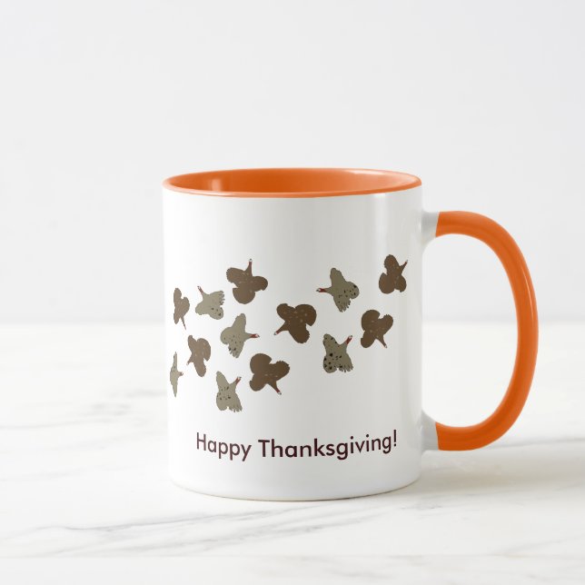 Flying Turkeys Mug (Right)