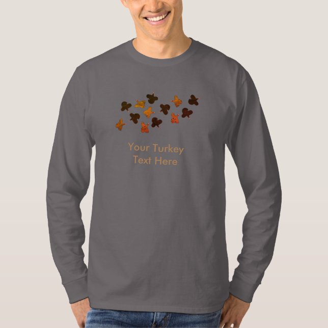 Flying Turkeys T-Shirt (Front)