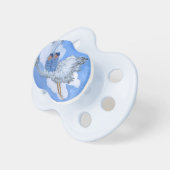 Flying Twin Boy Babies Pacifier (Front Right)