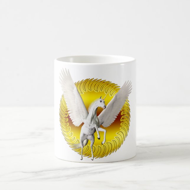 Flying Unicorn Coffee Mug (Center)