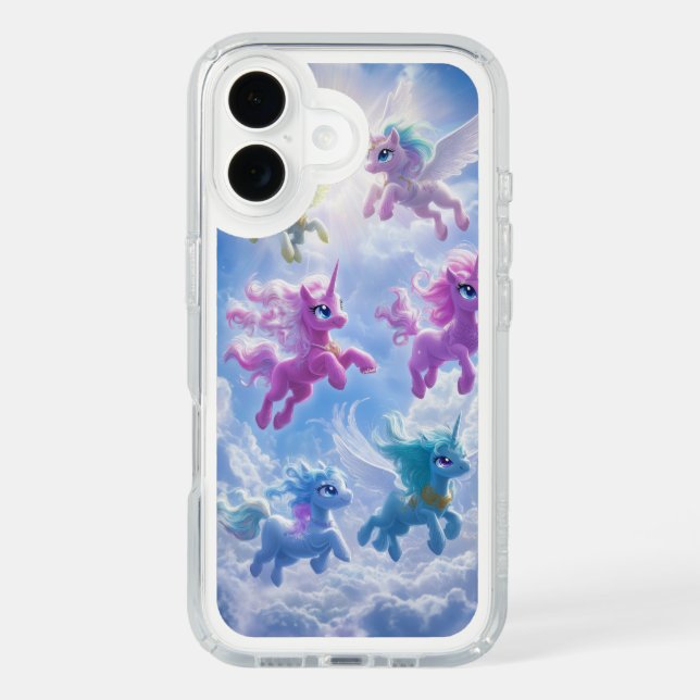 Flying unicorn iPhone case (Front)