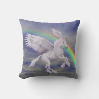 Flying Unicorn Rainbow Fantasy Art