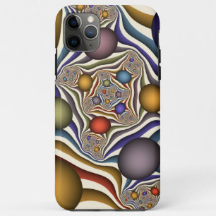 Flying Up Colorful Modern Abstract Fractal Art iPhone 11 Pro Max Case