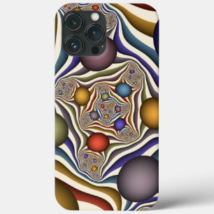 Flying Up Colorful Modern Abstract Fractal Art iPhone 13 Pro Max Case