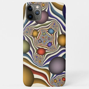 Flying Up Colorful Modern Abstract Fractal Art iPhone 11 Pro Max Case