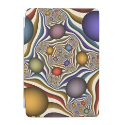 Flying Up, Colorful, Modern, Abstract Fractal Art iPad Mini Cover