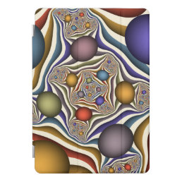 Flying Up Colorful Modern Abstract Fractal Art iPad Pro Cover