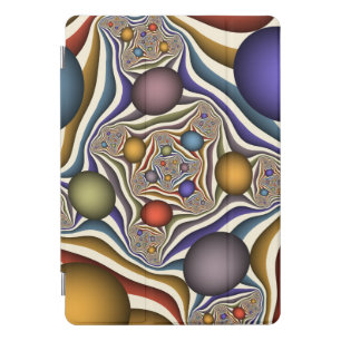 Flying Up Colorful Modern Abstract Fractal Art iPad Pro Cover
