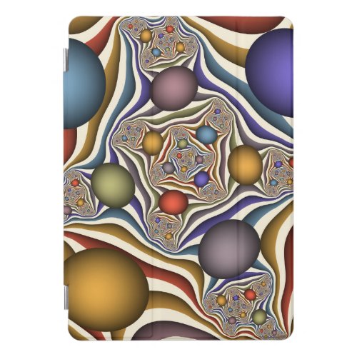 Flying Up Colorful Modern Abstract Fractal Art iPad Pro Cover
