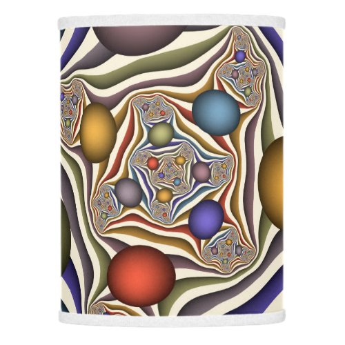 Flying Up Colorful Modern Abstract Fractal Art Lamp Shade