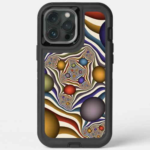 Flying Up Colorful Modern Abstract Fractal Art iPhone 13 Pro Max Case