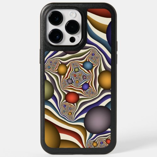 Flying Up Colorful Modern Abstract Fractal Art OtterBox iPhone 14 Pro Max Case