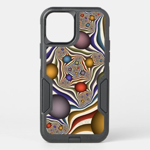 Flying Up Colorful Modern Abstract Fractal Art OtterBox Commuter iPhone 12 Pro Case