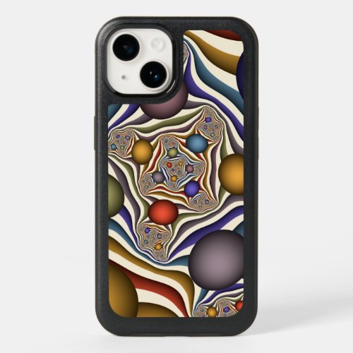 Flying Up Colorful Modern Abstract Fractal Art OtterBox iPhone 14 Case