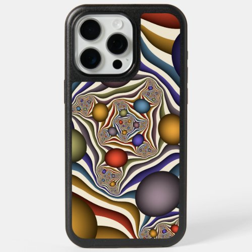 Flying Up Colorful Modern Abstract Fractal Art iPhone 15 Pro Max Case
