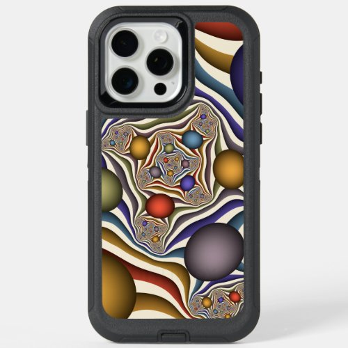 Flying Up Colorful Modern Abstract Fractal Art iPhone 15 Pro Max Case
