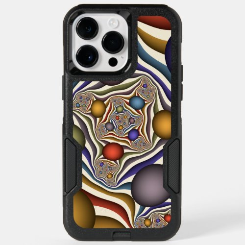 Flying Up Colorful Modern Abstract Fractal Art OtterBox iPhone 14 Pro Max Case