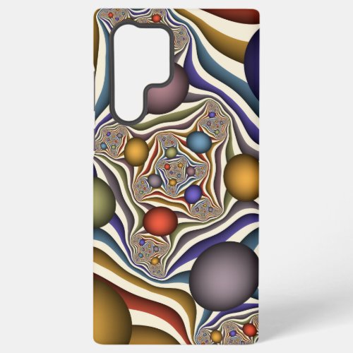 Flying Up Colorful Modern Abstract Fractal Art Samsung Galaxy S22 Ultra Case