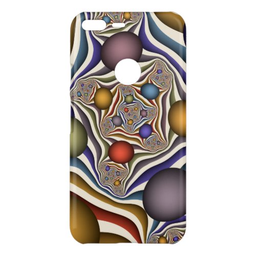 Flying Up Colorful Modern Abstract Fractal Art Uncommon Google Pixel XL Case