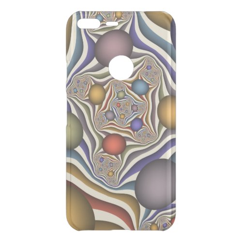 Flying Up Colorful Modern Abstract Fractal Art Uncommon Google Pixel XL Case